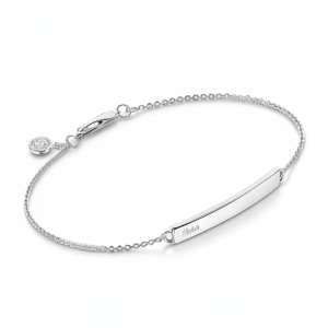 Silent Glow Name Bar Bracelet